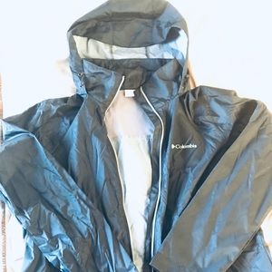 MENs COLUMBIA PACKABLE RAIN JACKET